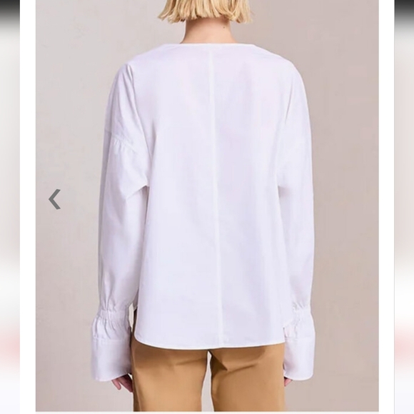 A.L.C. White Colette Top Size 4 - Picture 2 of 16